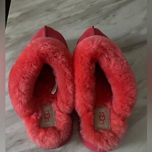 Used UGG Disquette Shearling Platform slippers